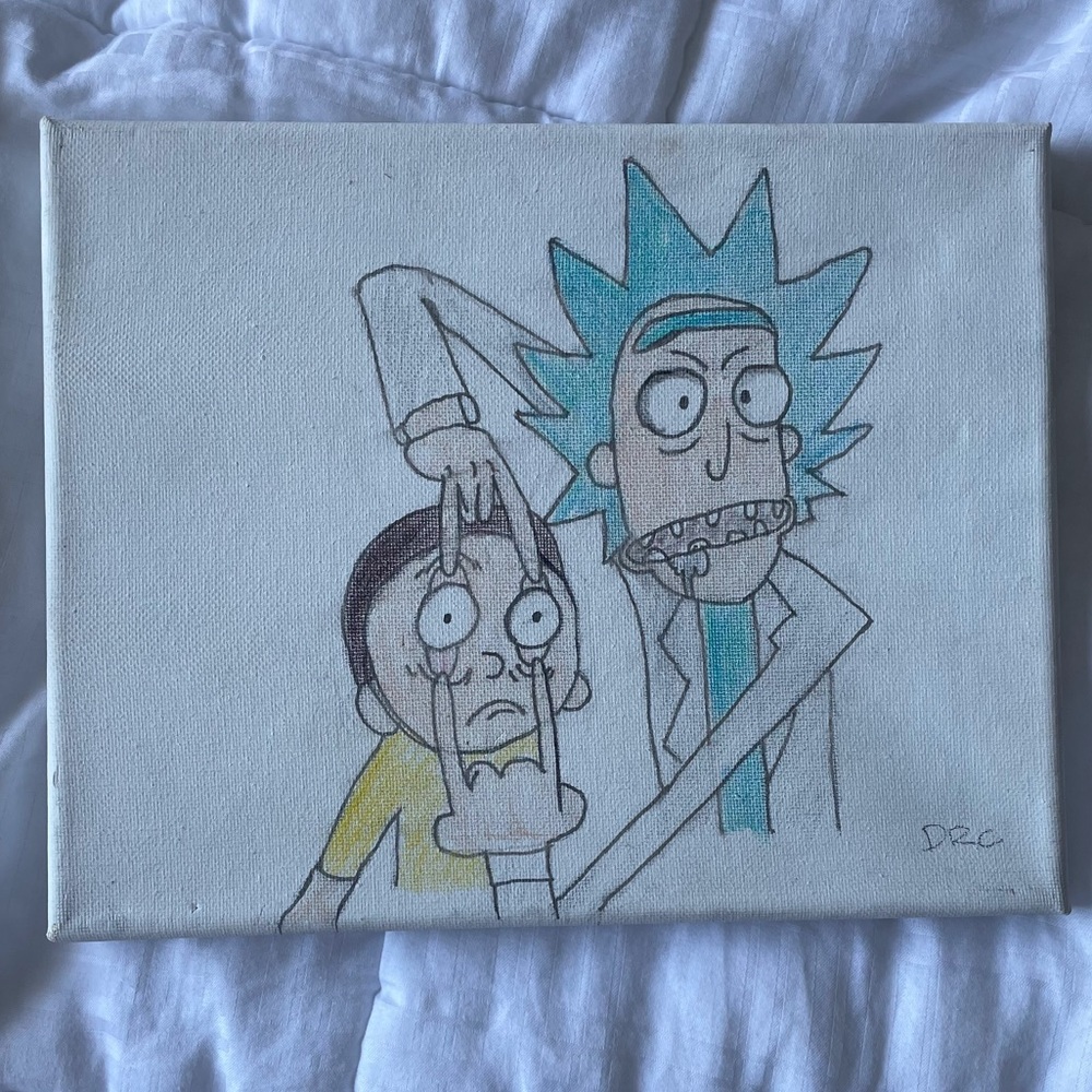 Rick and Morty  Canvas 🤩👌🏻❤️